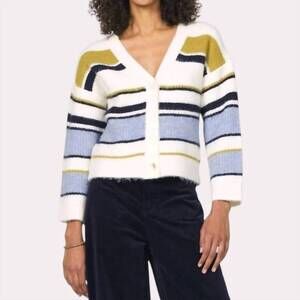 NEW ANOTHER LOVE sasha v-neck cardigan in golden horizon